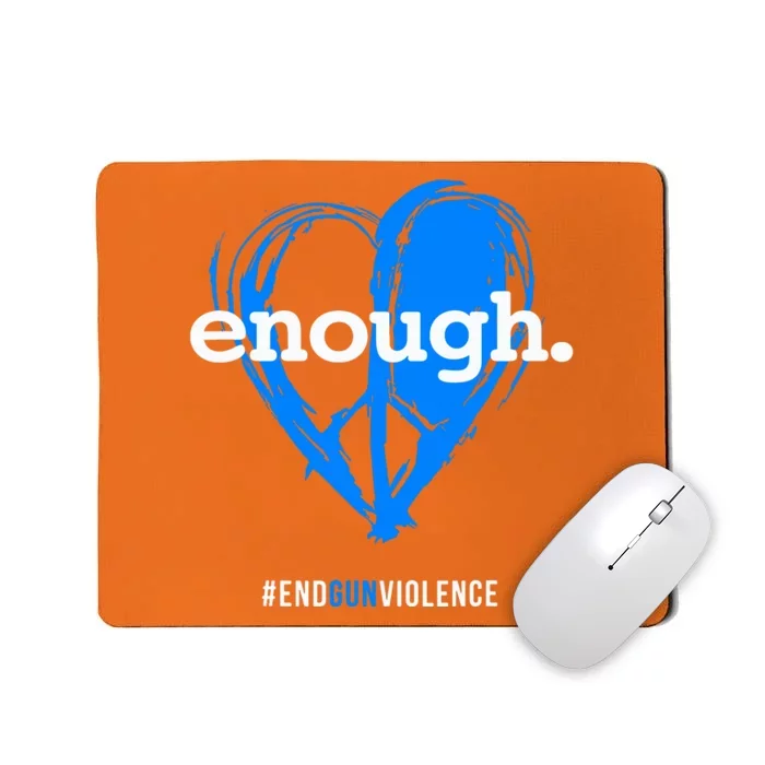 Peace & Love Symbol, Anti Gun Mousepad