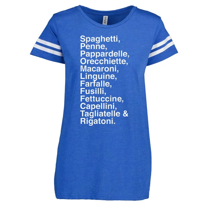 Pasta LoverS Spaghetti Penne Macaronifun Foodie Enza Ladies Jersey Football T-Shirt