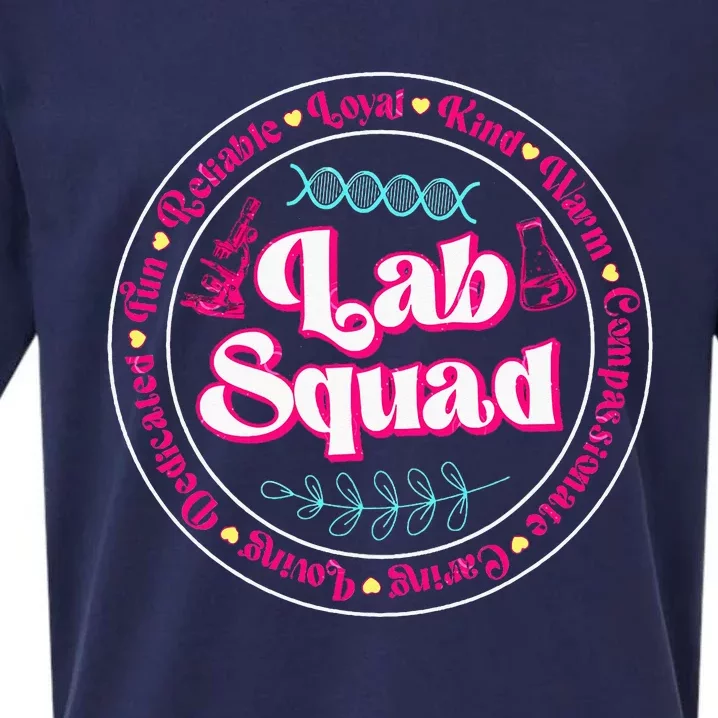 Pink Lab Squad Lab Scientist Microbiologist Sueded Cloud Jersey T-Shirt