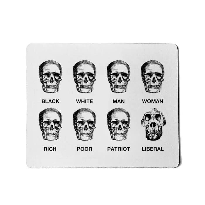 Patriot Liberal Skulls Freethinker Election Vote President Mousepad