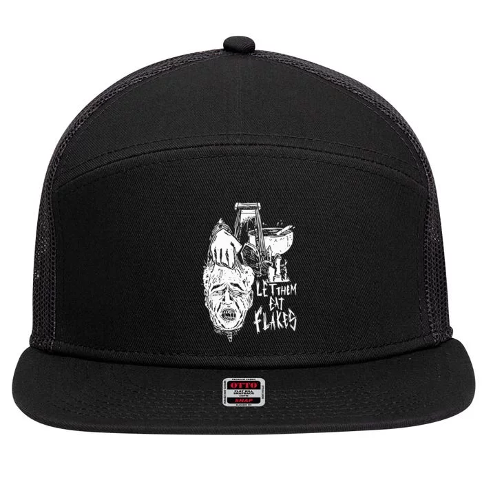 Punkwithacamera Let Them Eat Flakes 7 Panel Mesh Trucker Snapback Hat