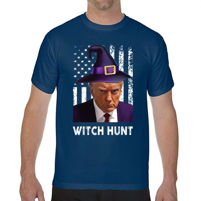 President Legend Trump 2024 Mugshot Halloween Witch Hunt Comfort Colors T-Shirt