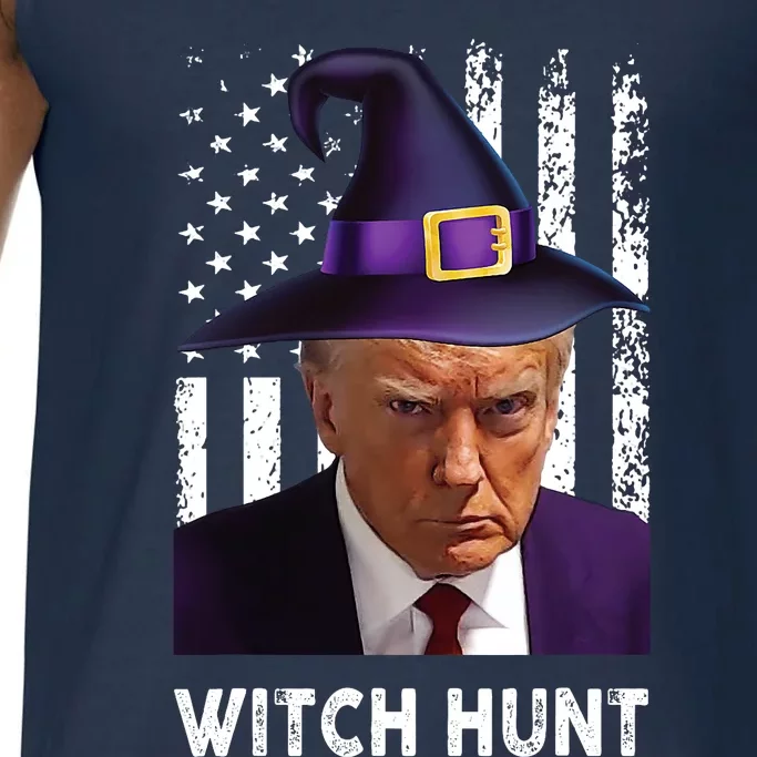 President Legend Trump 2024 Mugshot Halloween Witch Hunt Comfort Colors® Tank Top