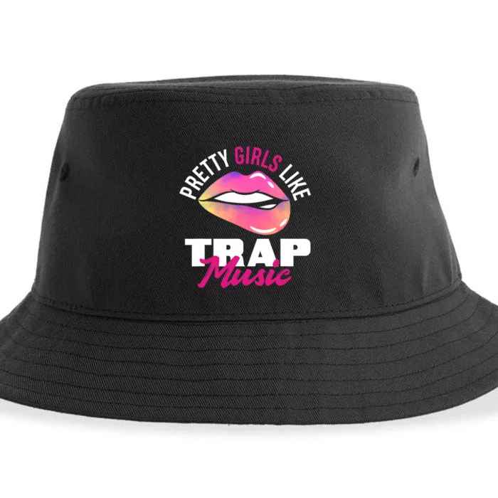 Pretty Like Trap Music Funny Hiphop Sustainable Bucket Hat