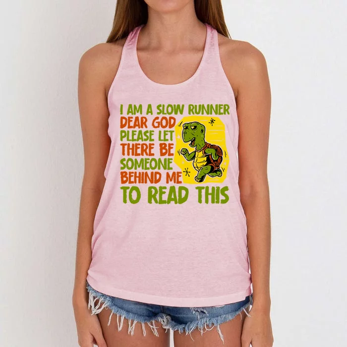 Please Let There Be Someone Behind Me To Read This Meaningful Gift Women's Knotted Racerback Tank