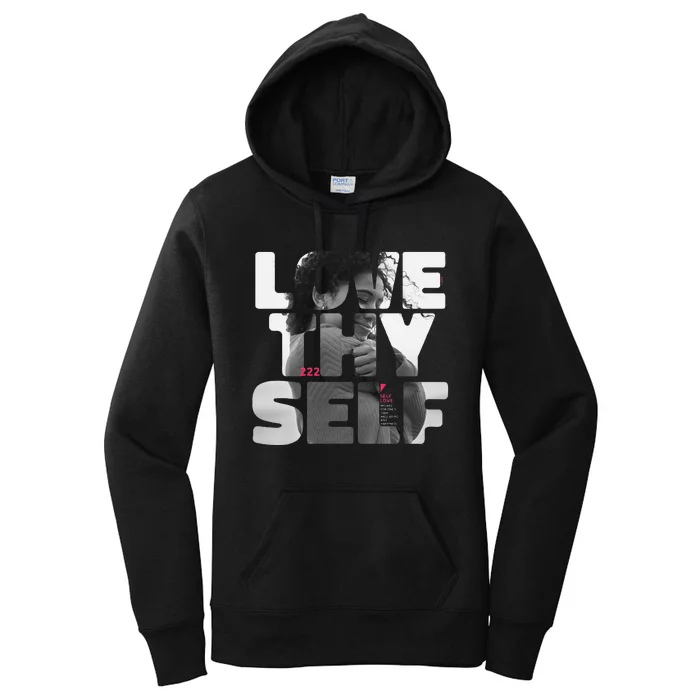 Positive Love Thy Self to promote SelfCare Women's Pullover Hoodie