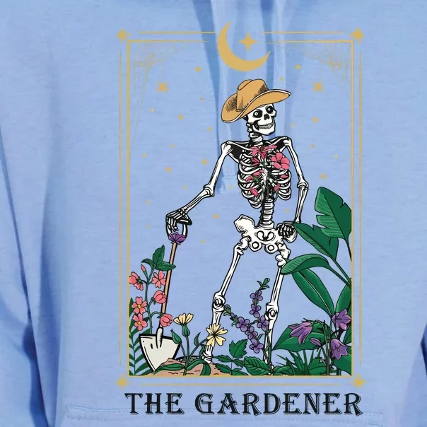 Plant Lover Tarot Card Mom Gardening Unisex Surf Hoodie