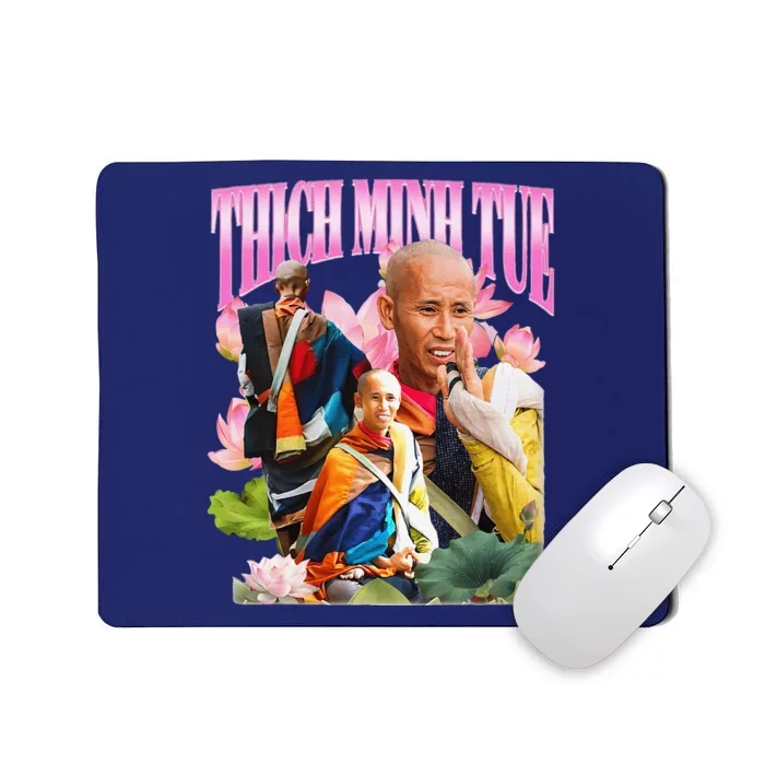 Peace Lotus Thich Minh Tue Buddha Vietnam Buddha Vietnamese Mousepad