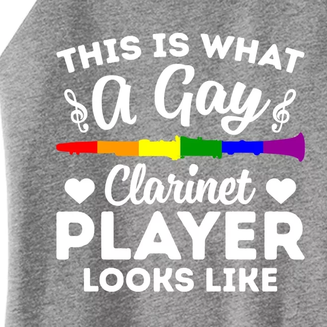 Pride LGBT This Is What A Gay Clarinet Player Looks Like Women’s Perfect Tri Rocker Tank