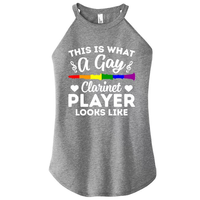 Pride LGBT This Is What A Gay Clarinet Player Looks Like Women’s Perfect Tri Rocker Tank