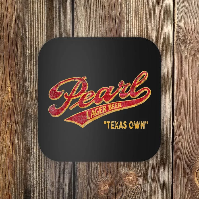 Pearl Lager Texas Beer Coaster