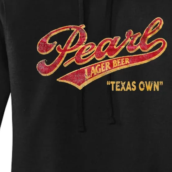 Pearl Lager Texas Beer Women's Pullover Hoodie