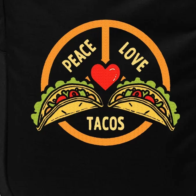 Peace Love Tacos Cinco De Mayo Mexican Fiesta Impact Tech Backpack