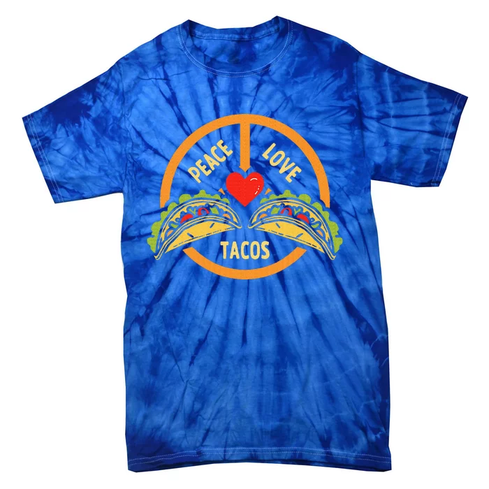 Peace Love Tacos Cinco De Mayo Mexican Fiesta Tie-Dye T-Shirt