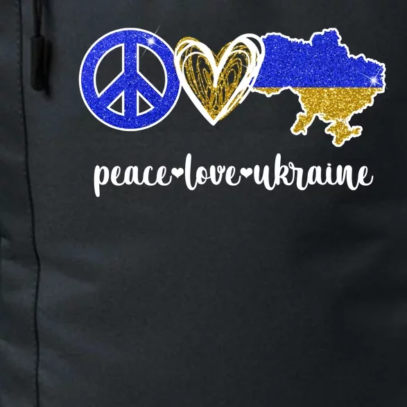 Peace Love Ukraine Daily Commute Backpack