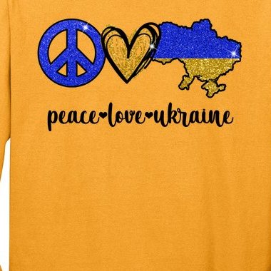 Peace Love Ukraine Long Sleeve Shirt