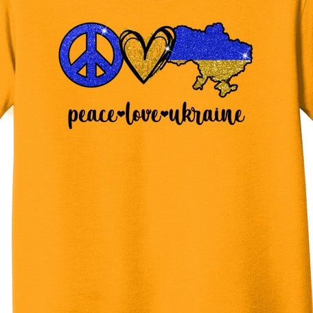 Peace Love Ukraine Toddler T-Shirt
