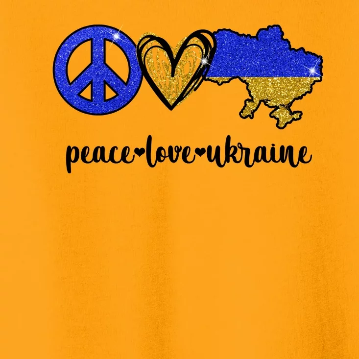 Peace Love Ukraine Toddler T-Shirt