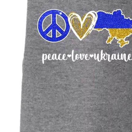 Peace Love Ukraine Doggie 3-End Fleece Hoodie