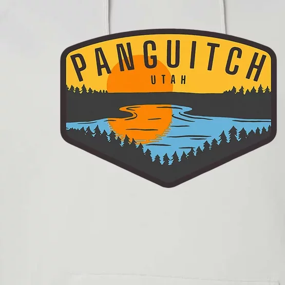 Panguitch Lake Utah Performance Fleece Hoodie