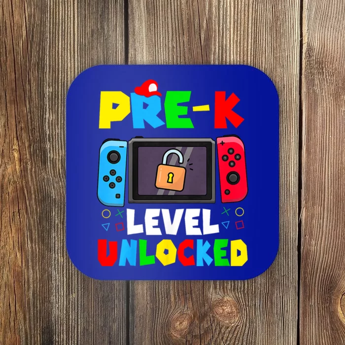 Prek Level Unlocked Video Game Back To School Coaster