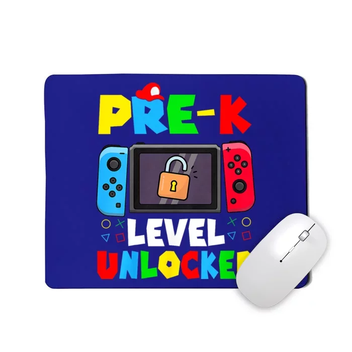 Prek Level Unlocked Video Game Back To School Mousepad