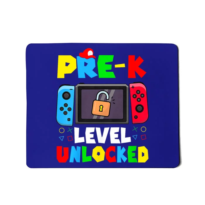 Prek Level Unlocked Video Game Back To School Mousepad