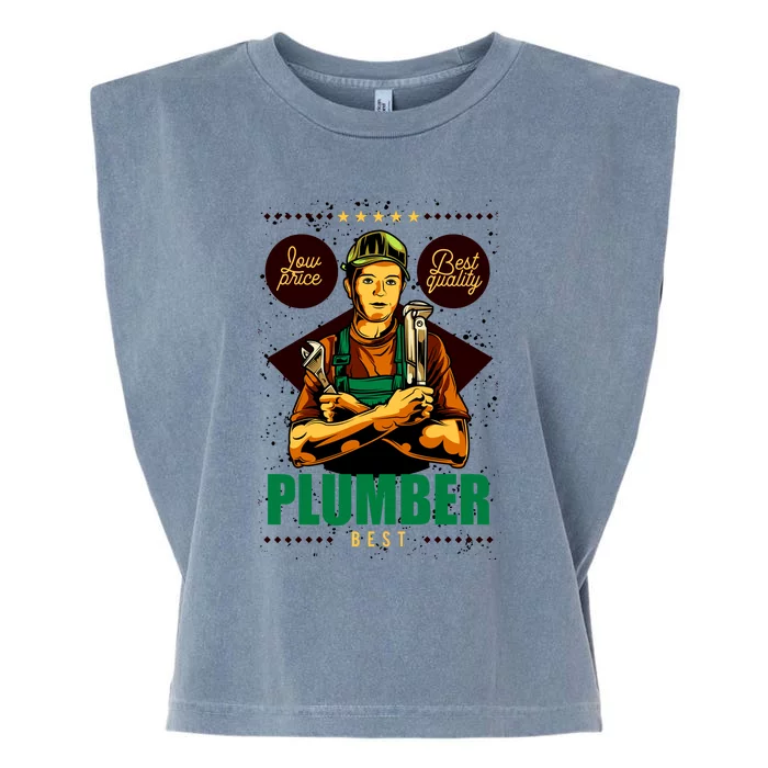 Plumber Garment-Dyed Women's Muscle Tee