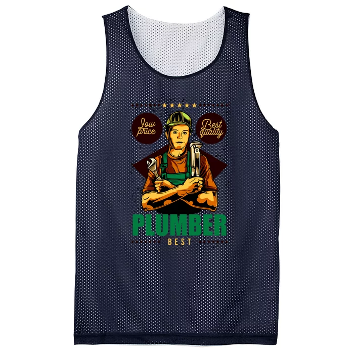 Plumber Mesh Reversible Basketball Jersey Tank