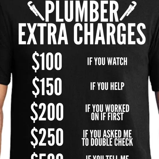 Plumber Extra Charges Pajama Set