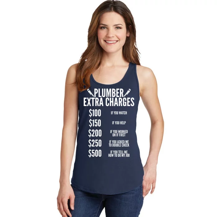 Plumber Extra Charges Ladies Essential Tank