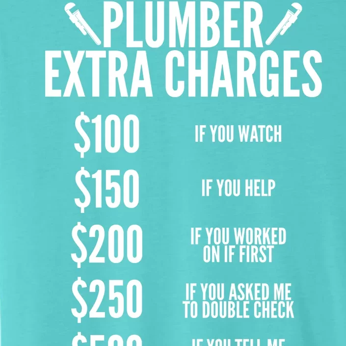 Plumber Extra Charges ChromaSoft Performance T-Shirt