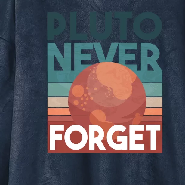 Pluto Never Forget Hooded Wearable Blanket