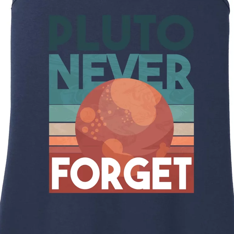 Pluto Never Forget Ladies Essential Tank