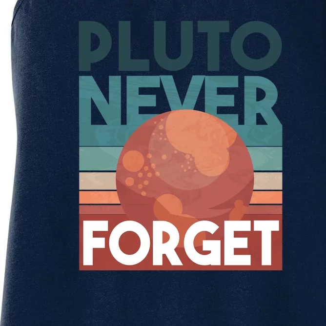 Pluto Never Forget Women's Racerback Tank