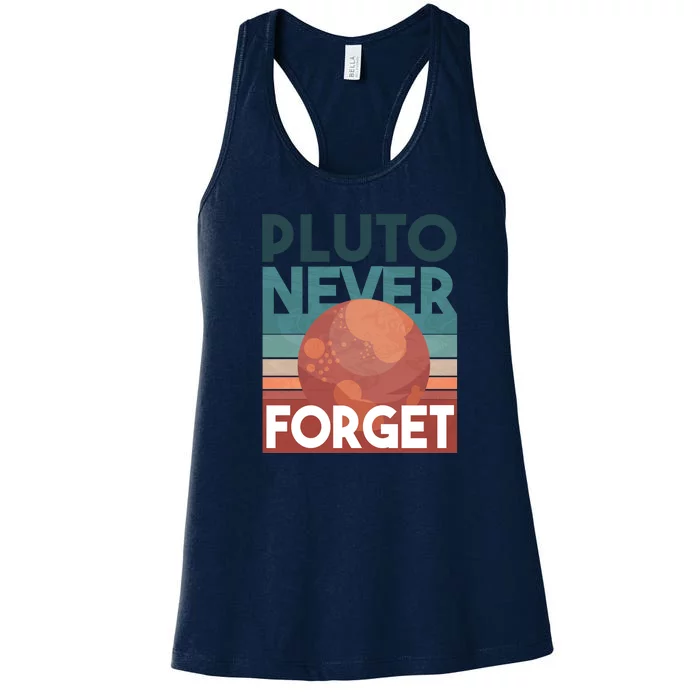 Pluto Never Forget Women's Racerback Tank