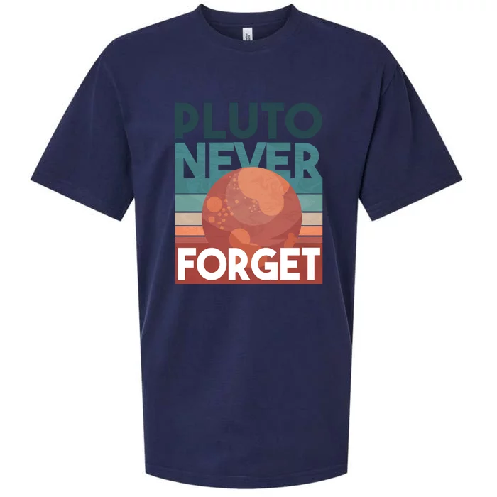 Pluto Never Forget Sueded Cloud Jersey T-Shirt