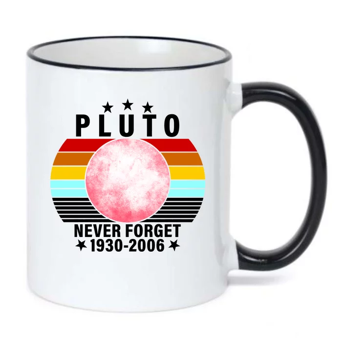 Pluto Never Forget 1930-2006 Black Color Changing Mug