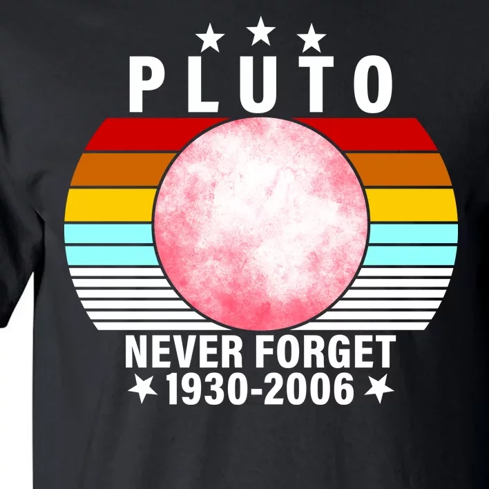 Pluto Never Forget 1930-2006 Tall T-Shirt