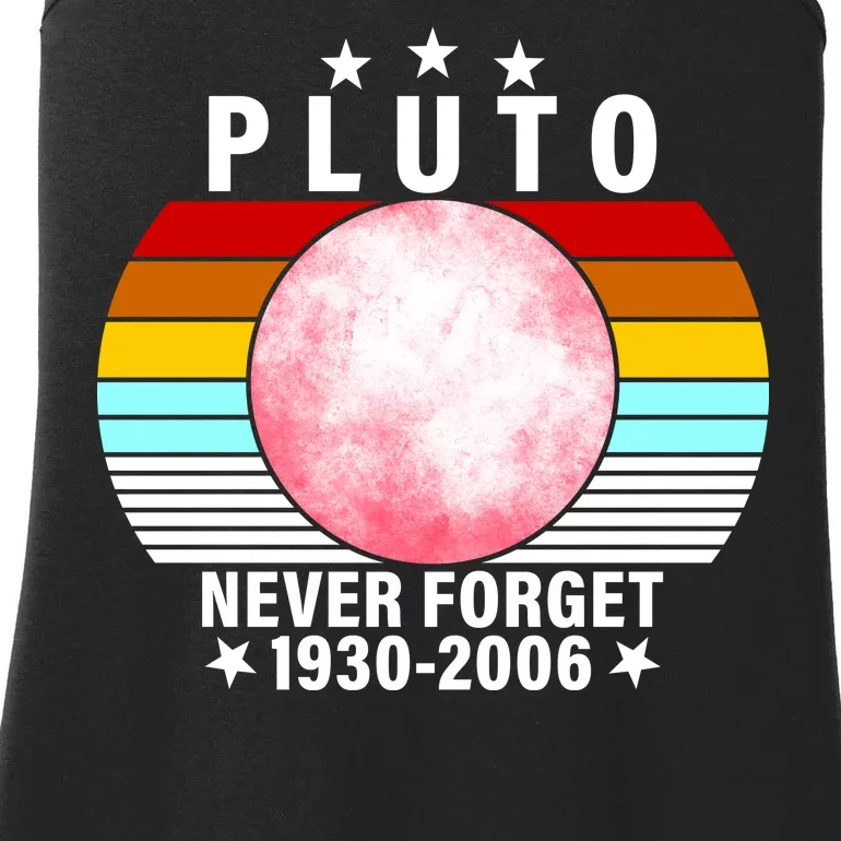 Pluto Never Forget 1930-2006 Ladies Essential Tank