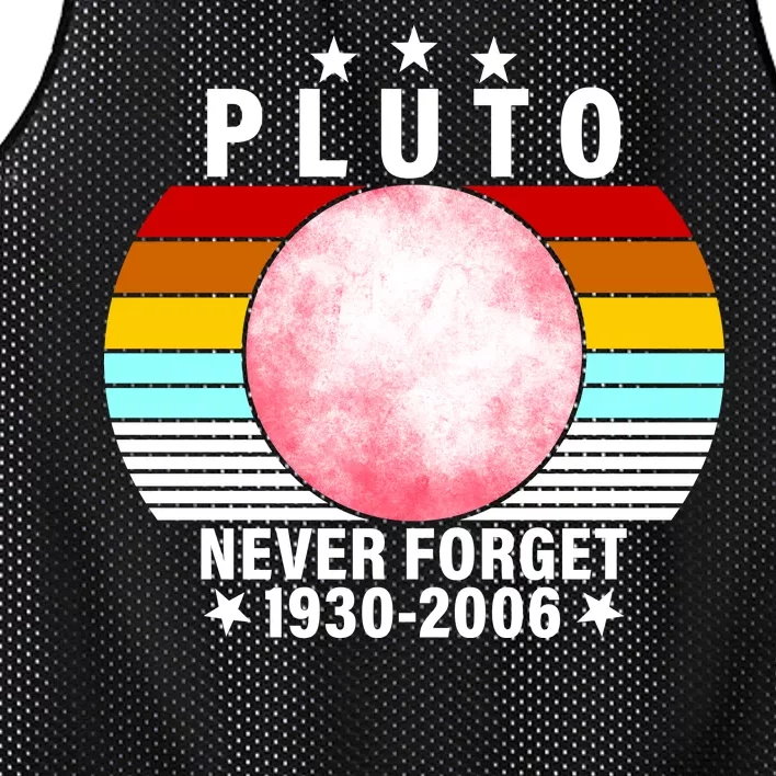 Pluto Never Forget 1930-2006 Mesh Reversible Basketball Jersey Tank