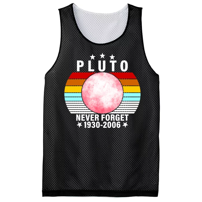 Pluto Never Forget 1930-2006 Mesh Reversible Basketball Jersey Tank