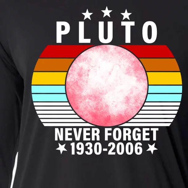 Pluto Never Forget 1930-2006 Cooling Performance Long Sleeve Crew