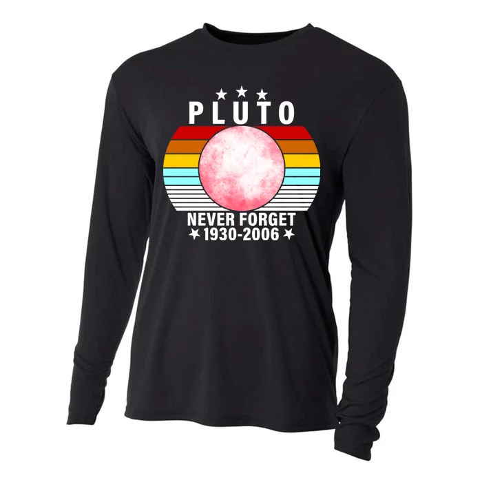 Pluto Never Forget 1930-2006 Cooling Performance Long Sleeve Crew