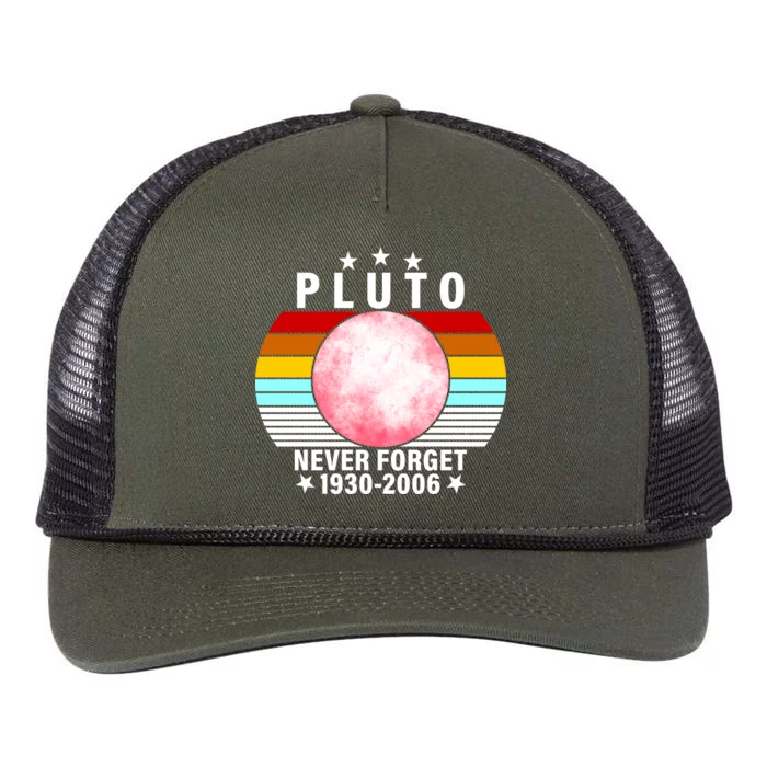 Pluto Never Forget 1930-2006 Retro Rope Trucker Hat Cap