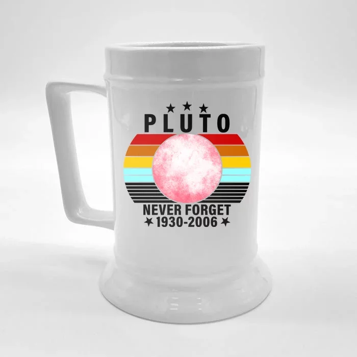 Pluto Never Forget 1930-2006 Front & Back Beer Stein