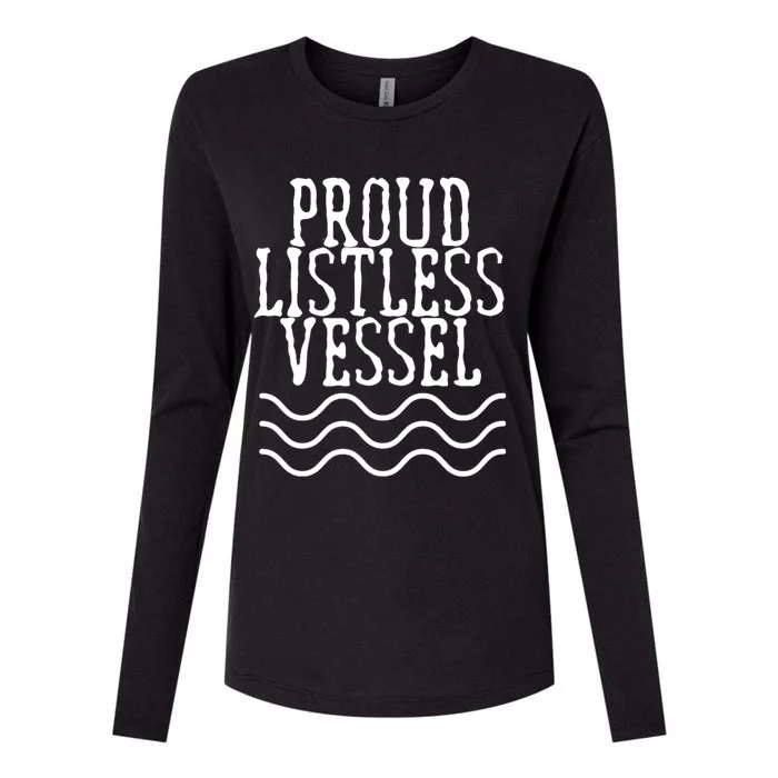 Proud Listless Vessel Funny Political President Design Womens Cotton Relaxed Long Sleeve T-Shirt