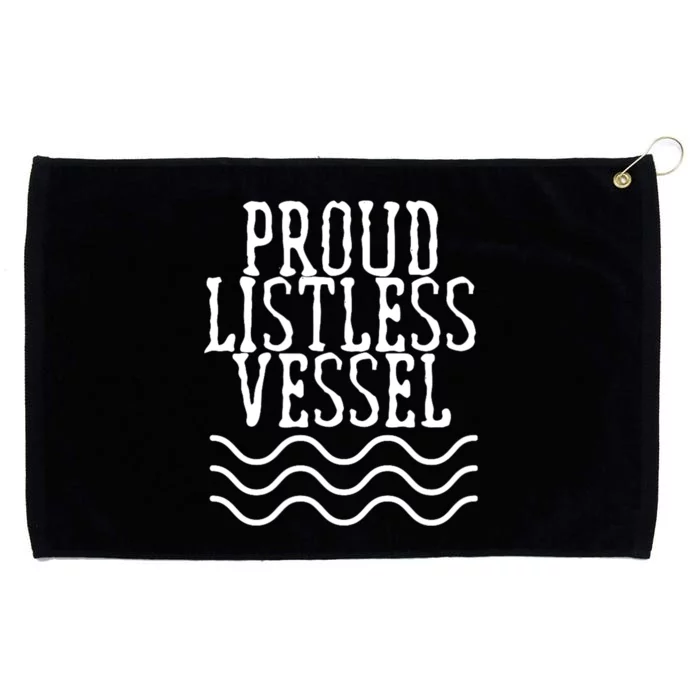 Proud Listless Vessel Funny Political President Design Grommeted Golf Towel