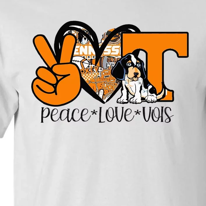 Peace Love Vols Tall T-Shirt