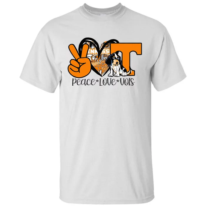 Peace Love Vols Tall T-Shirt